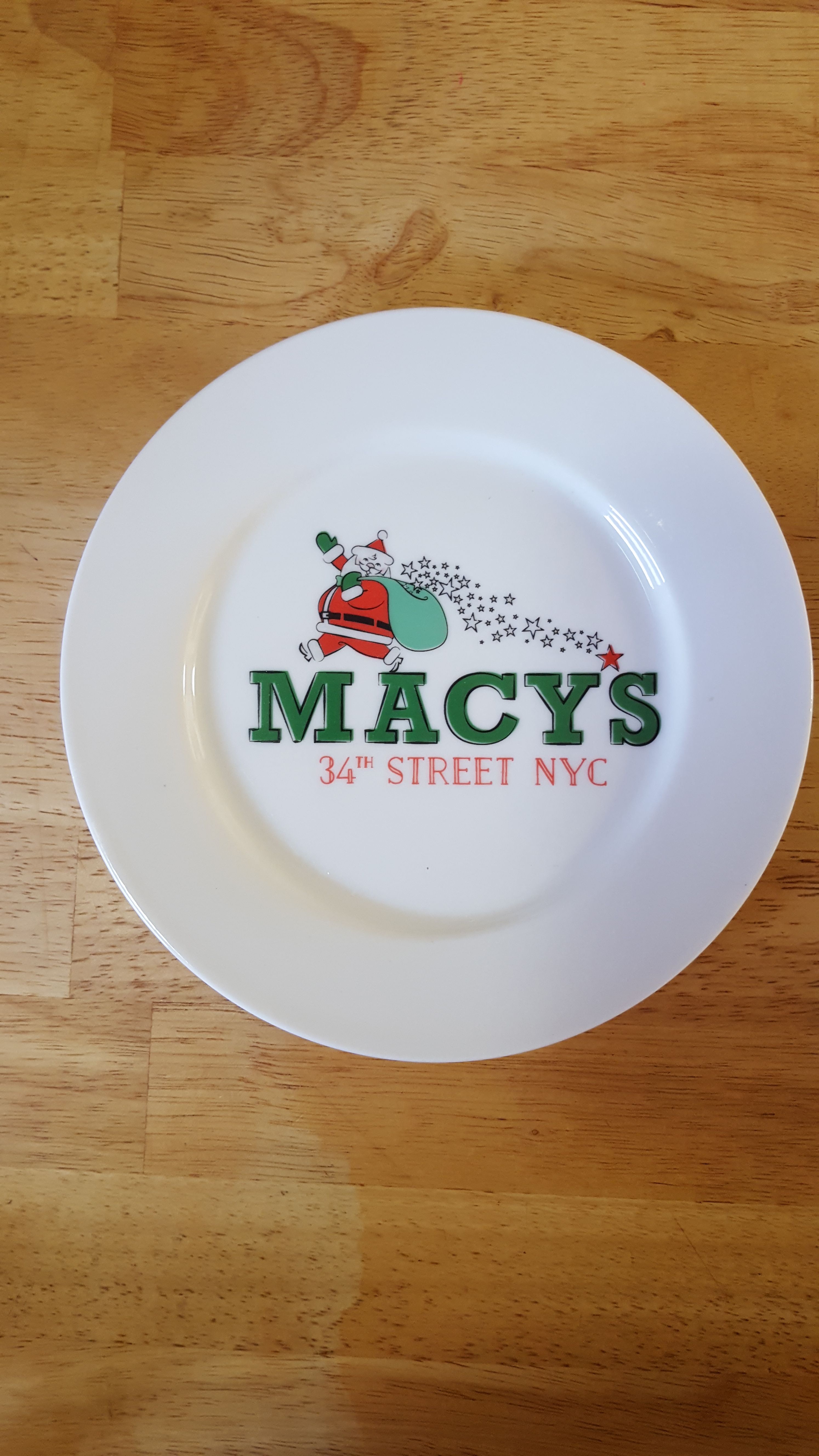 Macy's Holiday Salad Plates 7 pcs.