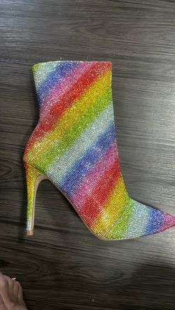 Sparkle ankle boots