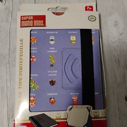 Super Mario Bros Tablet Case 7” Never Used