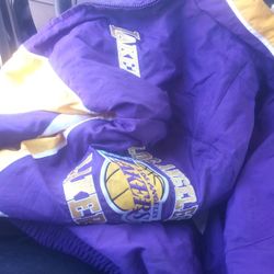 Starter Lakers Zip Up Jacket 200$ OBO Pick Up