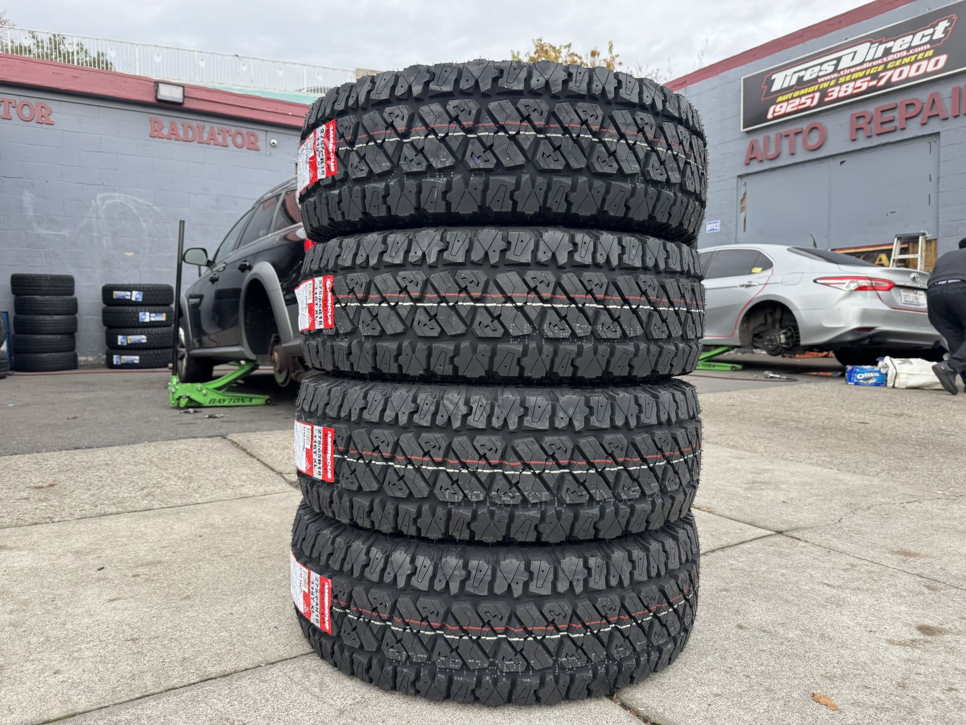 265-70-17 All Terrain Tires 750$ Installed Free Alignment