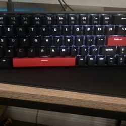Wired Mechanical Keyboard 65% Red Switch