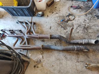 Hooker long tube headers and hot rod exhaust