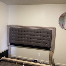 King Size Bed W Foundation/ No Mattress