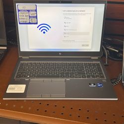 HP Zbook Laptop With Charger