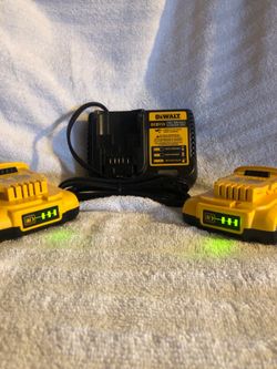 New dewalt batteries-Charger