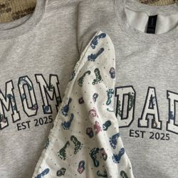 Mama & Dada Baby Onesie Keepsake 