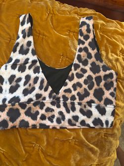 Leopard Print Sports Bra