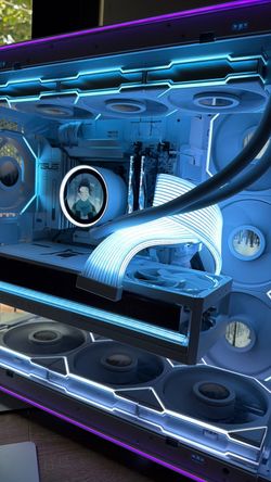 HIGH-END CUSTOM WHITE GAMING PC — RTX 5080 / RYZEN 9 9950X3D