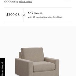 Swivel Preformance Chair From City Furniture 