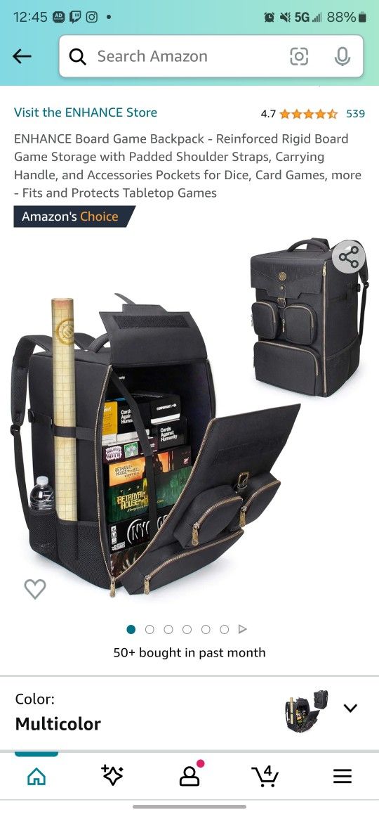 Game Board Backpack