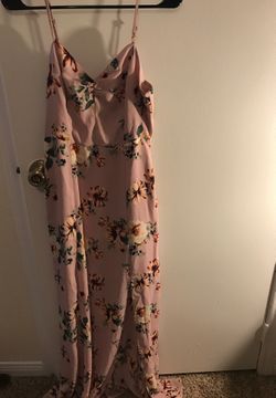 Pink Flower Dress