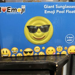 Emoji Giant Sunglasses Pool Floatie 