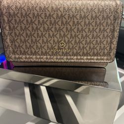 Michael Kors Small Crossbody Bag with Phone Pocket (Rose Gold) - Negotiable or OBO. 