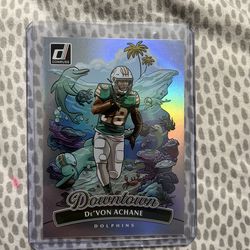 De'Von Achane 2025 Donruss #10 Downtown