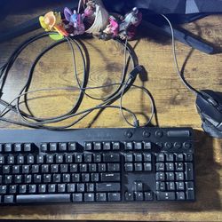 Used Logitech Keyboard + Mice