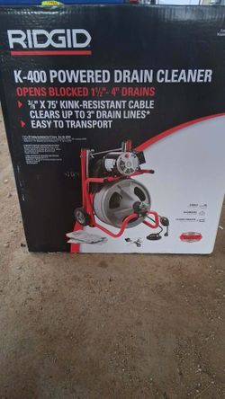 K 400 powered drain cleaner