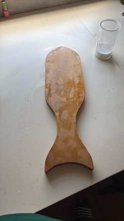 Tabla para cortar en forma de mescado