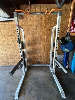 Squat Rack with Plates