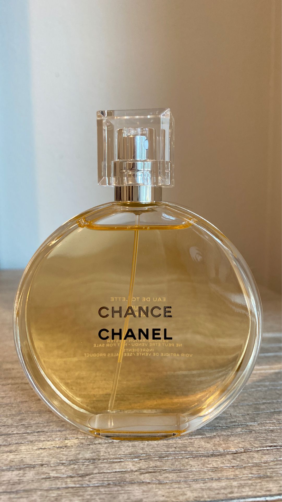 Chanel Chance EDT tester 3.4fl oz