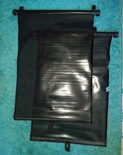 Retractable car window covers