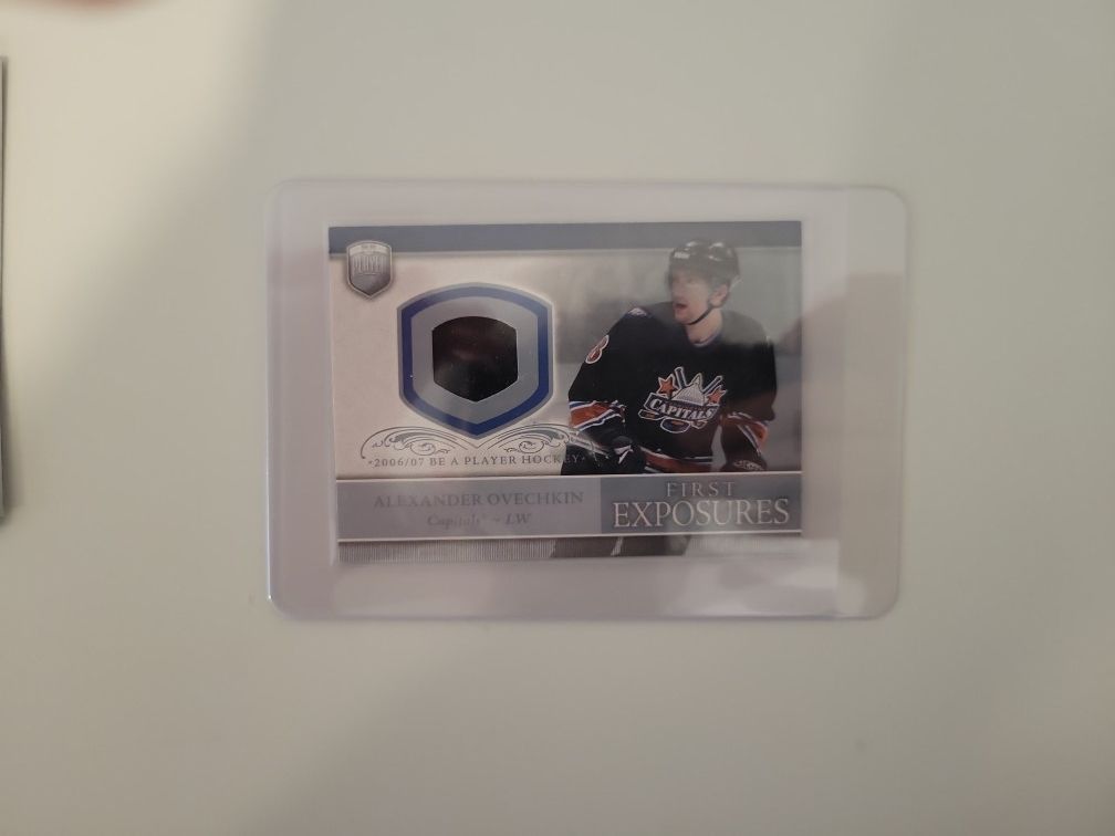 2006-07 Be A Player Portraits First Exposures FEAO Alexander Ovechkin Jersey
