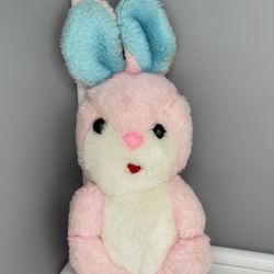Vintage 8 Inch Plush Bunny Rabbit Stuffed Animal
