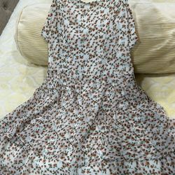 White Floral Dress