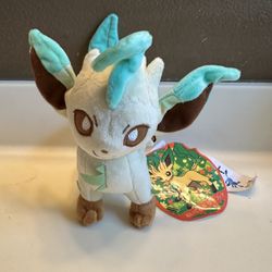 New Leafeon Pokemon Plush