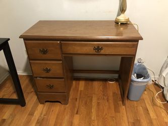 Vintage oak desk
