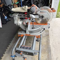 Sliding Miter Saw and Miter Saw Stand 
