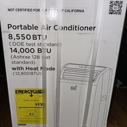 Black + Decker Portable air conditioner with heater, dehumidifier, and fan 