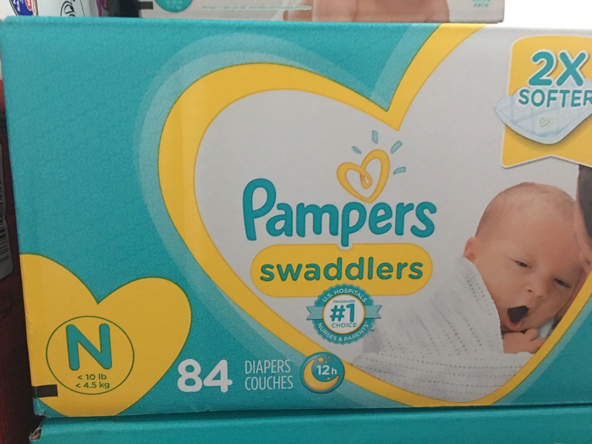 Newborn pampers Swaddlers