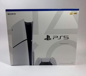 New Sony PlayStation 5 Slim Disc Edition PS5 1TB White Console Gaming System 