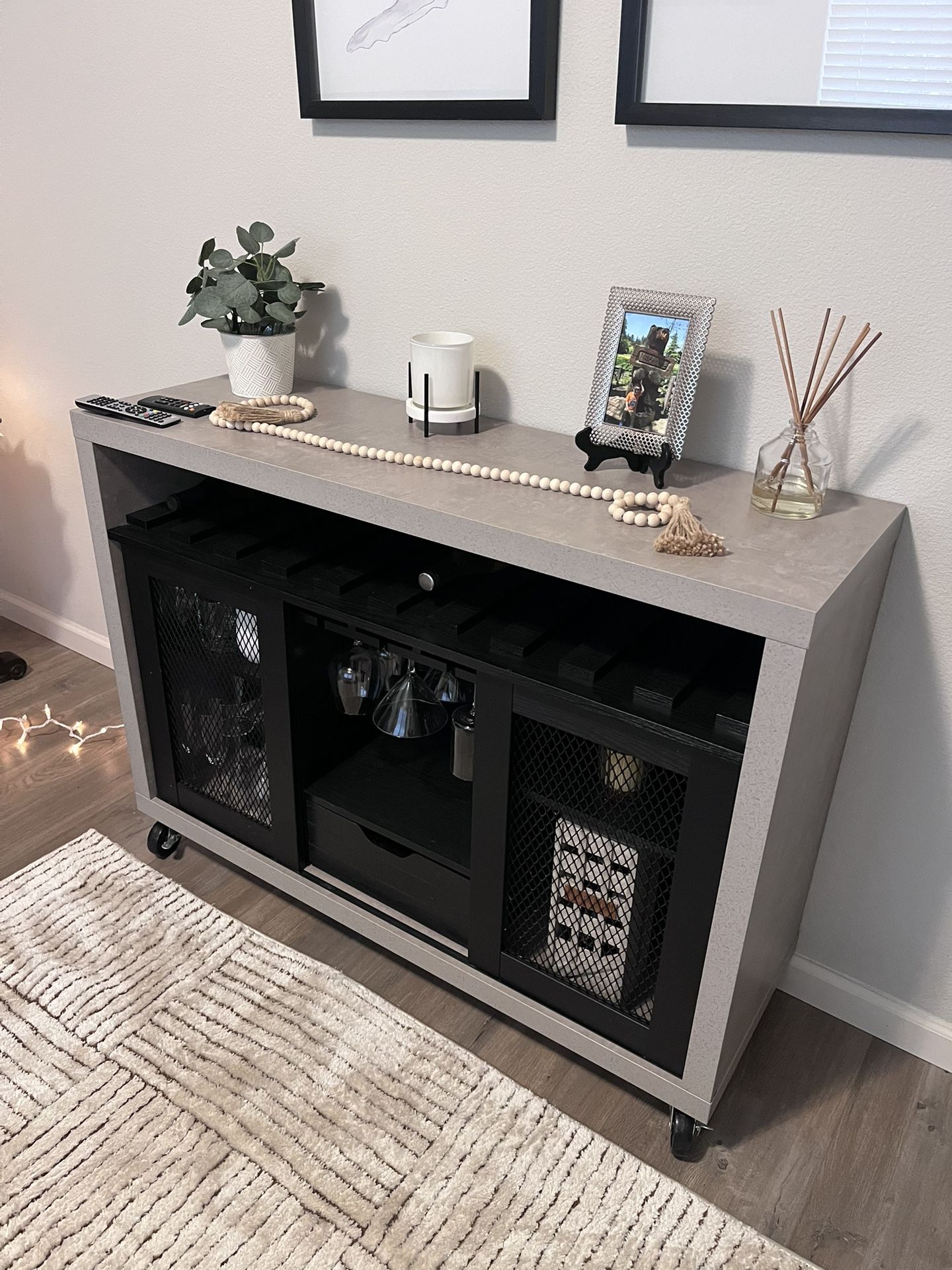 Virgil Wine Bar/Wine rack For Sale