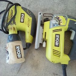 Ryobi sander and jigsaw