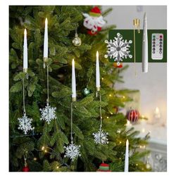 Tree Candles, 12 Pack Flameless Taper Candle