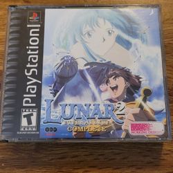 Lunar 2 Eternal Blue Complete PS1 Case And 4 Discs Only
