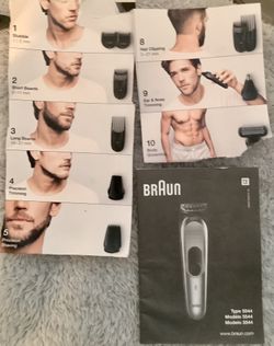 BRAUN MENS ELECTRIC SHAVING KIT 