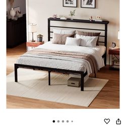 Black Bed Frame Queen 