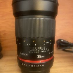 35mm F1.4 lens