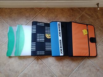 3 Of Brand New 3 Ring Binders+ 2 Of Used Hard Cover Binders