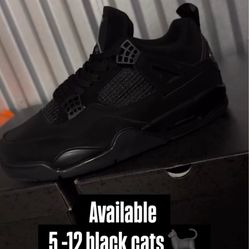 Jordan black cats