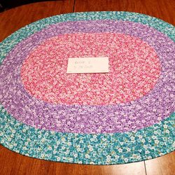 Hand Made Flower Rug 