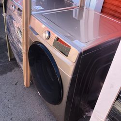 Samsung Washer Champagne And Gas Dryer