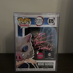 Inosuke Signed Flocked Chalice Exclusive Funko Pop