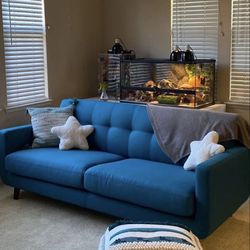 Blue couch