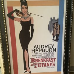 Large Picture frame of Audrey  Hepburn 