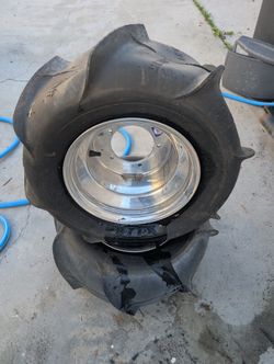 Paddle Tires Rims Lt250r Quadzilla 