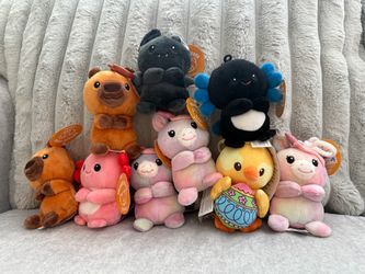 Fiesta Plush Keychain Clips – Choose Your Animal – New